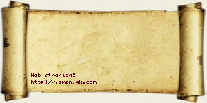 Andjelina Debelnogić vizit kartica